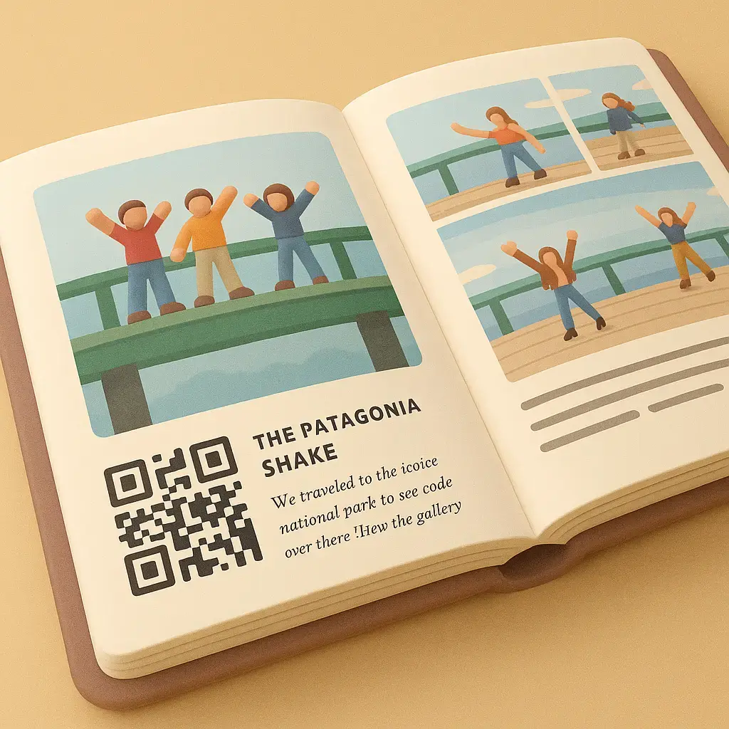 coffee with qr code