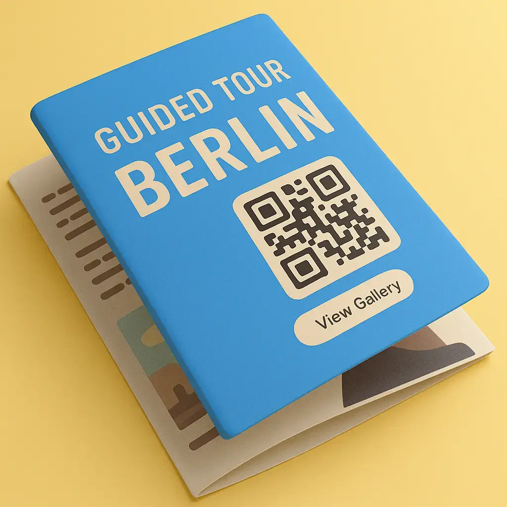 coffee with qr code